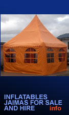 manufacture of inflatable tents